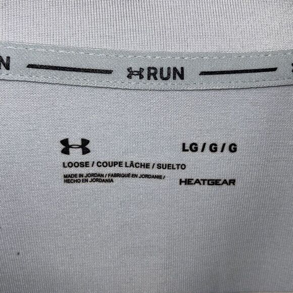 Under Armour Women’s Heatgear Half Zip Long Sleeve Pullover Shirt Gray Size Larg - Picture 7 of 9
